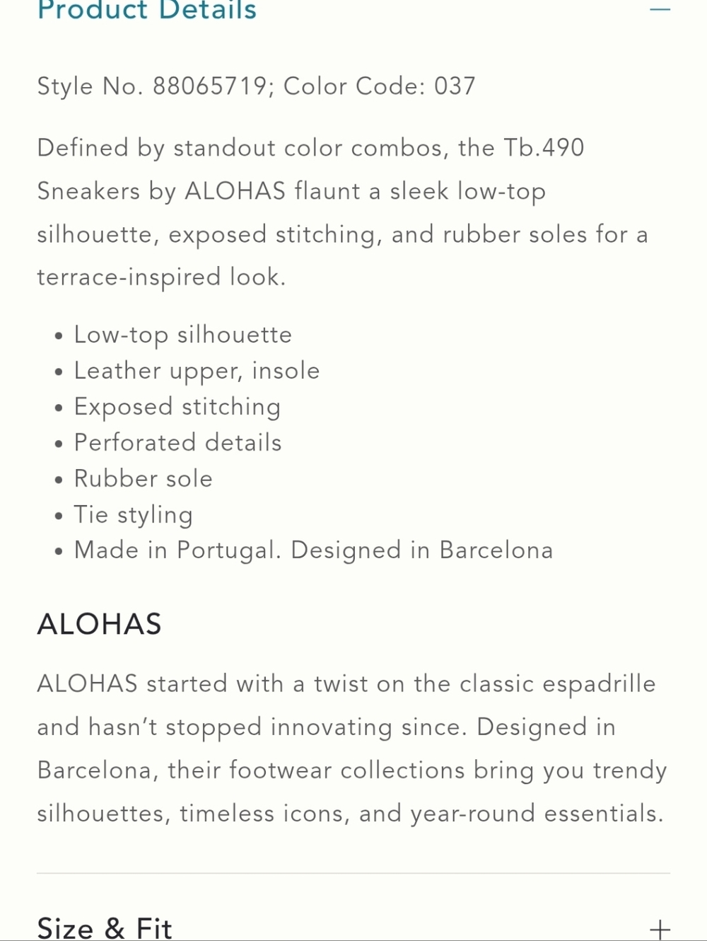 ALOHAS Tb.490 Rife Sneakers - Picture 7 of 7